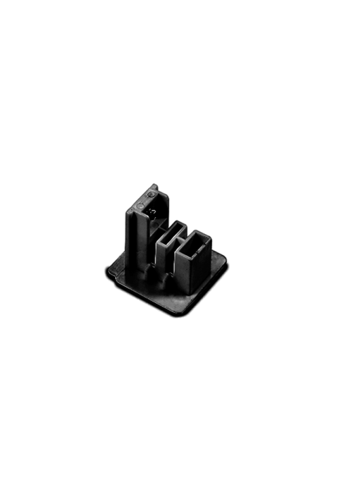 BLACK END CAP FOR 4 WIRES TRACK