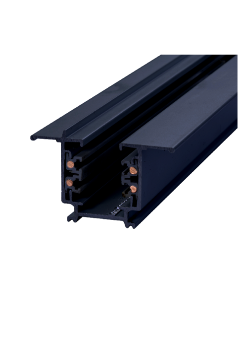RECESSED TRACK 4 CABLE 2 METER BLACK
