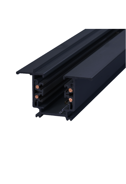 RECESSED TRACK 4 CABLE 3 METER BLACK