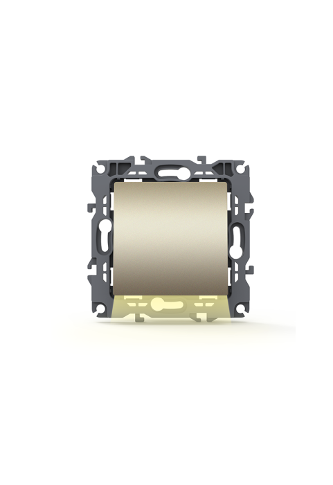 PRIME LED WALL LUMINAIRE LIGHT, NEUTRAL WHITE 4000+/-500K MATT CHAMPAGNE