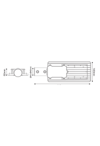 LED STREET LUMINAIRE 30W 3000LM 4000K 120X50˚ CLASS I 230V AC IP66