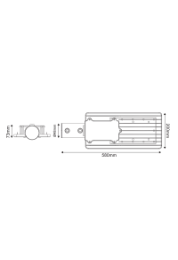 УЛИЧНО ОСВЕТЛЕНИЕ 150W 15000LM 4000K 120X50˚ CLASS I 230V AC IP66