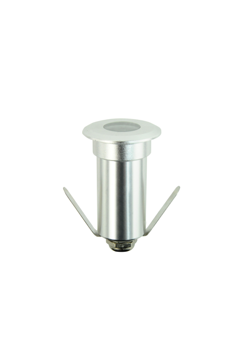 ^LED ROUND INGROUND SPOT LUMINAIRE 1W 90LM 4000K 30° 230V AC IP65 RA80 30.000hrs