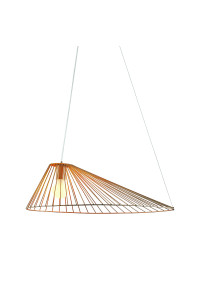 ПЕНДЕЛ 1xE27 CAPPELLO ЗЛАТИСТ МЕТАЛ 60Χ40120CM