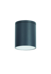 GU10  ROUND CEILING LUMINAIRE 230V AC DARK GREY IP65 GU10 MAX.35W