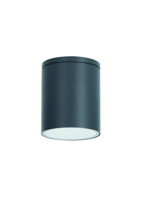 GU10  ROUND CEILING LUMINAIRE 230V AC DARK GREY IP65 GU10 MAX.35W
