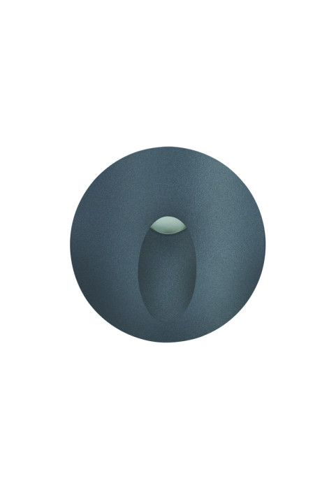 LED HP WALL RECESSED LUMINAIRE 3W 58LM ° 230V AC 4.000K DARK GREY CRI80 IP65  30.000HRS (INSTALLATION BOX INCLUDED)