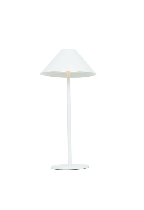 LED SMD TABLE BATTERY LUMINAIRE 3W 140LM  3.000K MATT WHITE 270°  CRI80 IP54