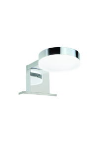 АПЛИК LED 5W 3000K 330LM  LUSTRO  ХРОМ МЕТАЛ IP44 8X14,5X6,5CM 