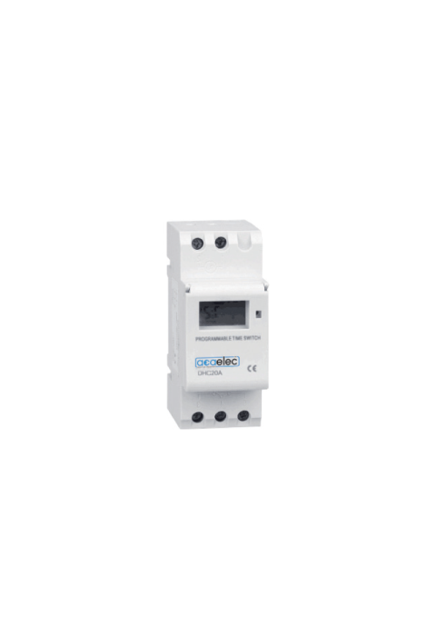 DIGITAL WEEKLY TIME SWITCH 1 NO 1M 150HOURS RESERVE