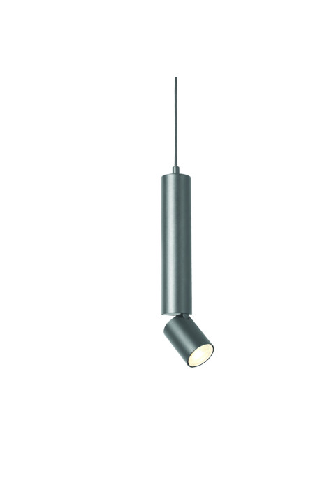 ПЕНДЕЛ 1XGU10 BABEL СИВ МЕТАЛ IP20 D5,6XD8XH140CM