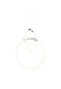 ПЕНДЕЛ LED 24W 3000K 1680LM VENUS ХРОМ МЕТАЛ IP20 40X30XH164CM
