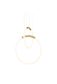 ПЕНДЕЛ LED 24W 3000K 1680LM VENUS МЕСИНГ МЕТАЛ IP20 40X30XH164CM