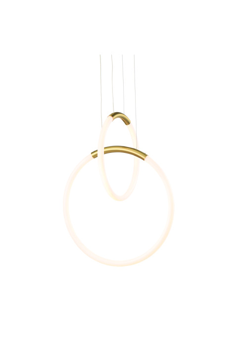 ПЕНДЕЛ LED 24W 3000K 1680LM VENUS МЕСИНГ МЕТАЛ IP20 40X30XH164CM