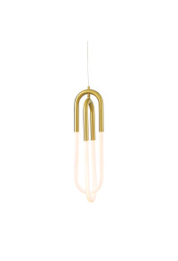 ПЕНДЕЛ LED 16W 3000K 1120LM VENUS  МЕСИНГ МЕТАЛ 15X15XH230CM