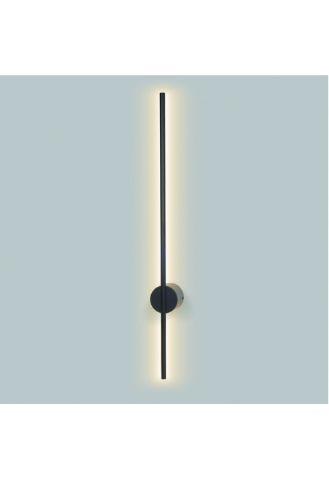 Аплик "Линеен" / LED 15W 3000K 970LM AVENUE BLACK METAL IP20 7,5X8X80CM