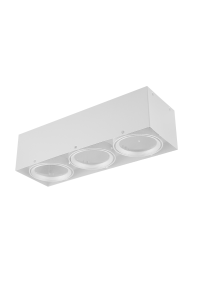 SPOT CEILING AR111 TRIPLE WHITE 150x450x120
