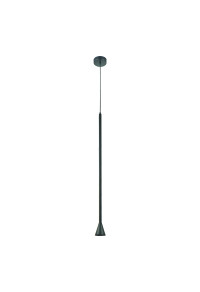 ПЕНДЕЛ 1ΧGU10 CLOUZOT ЧЕРЕН МЕТАЛ IP20 D7,5XD10XH190CM