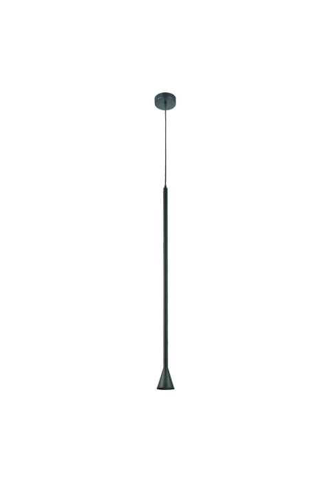 ПЕНДЕЛ 1ΧGU10 CLOUZOT ЧЕРЕН МЕТАЛ IP20 D7,5XD10XH190CM