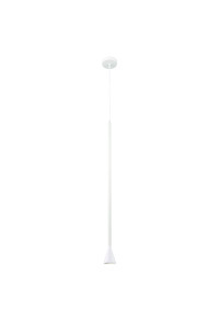 ПЕНДЕЛ 1ΧGU10 CLOUZOT БЯЛ МЕТАЛ IP20 D7,5XD10XH190CM