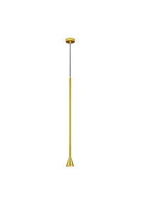 ПЕНДЕЛ 1ΧGU10 CLOUZOT ЗЛАТИСТ МЕТАЛ IP20 D7,5XD10XH190CM