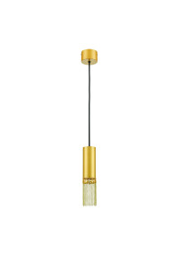 ПЕНДЕЛ ACA LIGHTING / PENDANT LUMINAIRE 1XGU10 DOHA GOLD METAL IP20 D6XD8XH150CM