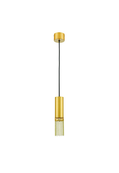 ПЕНДЕЛ ACA LIGHTING / PENDANT LUMINAIRE 1XGU10 DOHA GOLD METAL IP20 D6XD8XH150CM