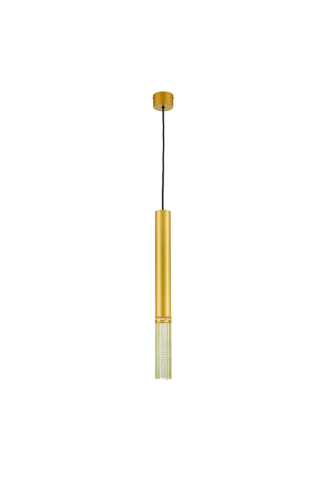 ПЕНДЕЛ 1XGU10 DOHA ЗЛАТИСТ МЕТАЛ IP20 D6XD8XH187CM
