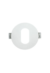 ^  SPOT Νο618 ROUND OVAL WHITE ALUMINUM H88