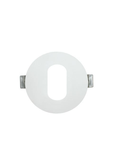 ^  SPOT Νο618 ROUND OVAL WHITE ALUMINUM H88
