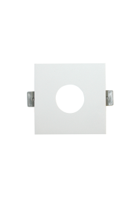 ^  SPOT Νο619 SQUARE ROUND WHITE ALUMINUM 88x88