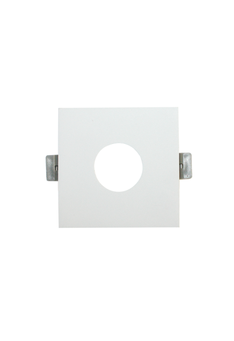 ^  SPOT Νο619 SQUARE ROUND WHITE ALUMINUM 88x88