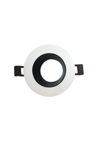 ^  SPOT WHITE RING - BLACK REFLECTOR ALUMINUM 