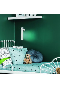 АПЛИК LED 12W 3200K 980LM HERMES БЯЛ МЕТАЛ 28Χ11Χ8CM