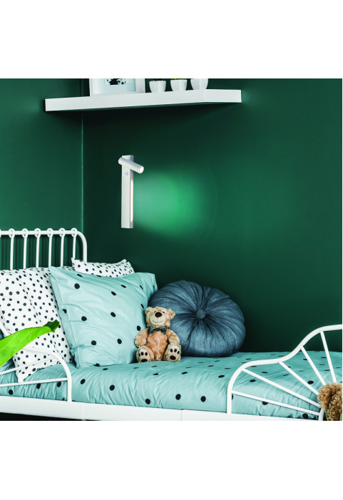 АПЛИК LED 12W 3200K 980LM HERMES БЯЛ МЕТАЛ 28Χ11Χ8CM