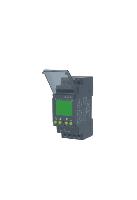 ASTRONOMICAL DIN RAIL TIME SWITCH ASTRO PRO 110-240V AC 2C/O