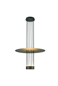 ПЕНДЕЛ LED 18W 3000K  1260LM ELIA ЧЕРЕН МЕТАЛ  IP20 D60XH104CM 