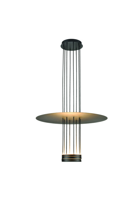 ПЕНДЕЛ LED 18W 3000K  1260LM ELIA ЧЕРЕН МЕТАЛ  IP20 D60XH104CM 