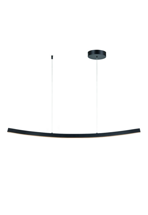 ПЕНДЕЛ LED 20W 3000K 1400LM NAAVA ЧЕРЕН АЛУМИНИЕВ  IP20 102X15X110CM