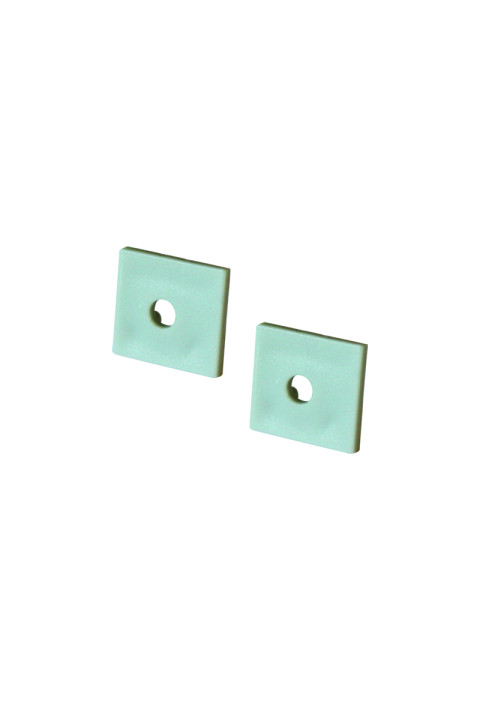 SET OF PLASTIC END CAPS FOR P135/A, 2PCS WITH HOLE