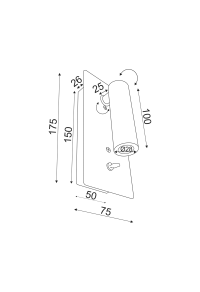 АПЛИК 3W 3000K RECESSED METAL CHROME INYOKA