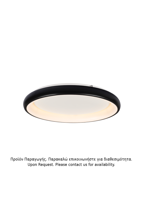 ЛЕД ПЛАФОН  48W DIMMER 3000K 4610LM ЧЕРЕН МЕТАЛ D61XH8,5CM DIANA