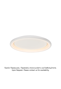 ЛЕД ПЛАФОН 48W DIMMER 3000K 4610LM БЯЛ МЕТАЛ D61XH8,5CM DIANA