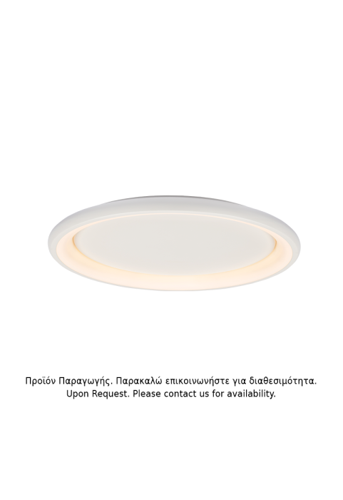 ЛЕД ПЛАФОН 100W DIMMER 3000K 7010LM БЯЛ МЕТАЛ D81XH8,5CM DIANA