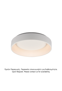 ПЛАФОН ЛЕД 48W ДИМЕР 3000K 2630LM БЯЛ METAЛ D60XH14CM APOLLO