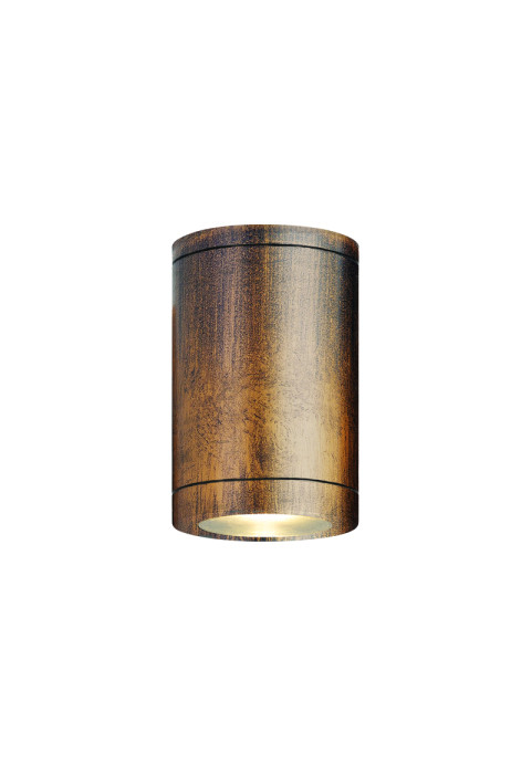 GU10  ROUND CEILING LUMINAIRE 230V AC RUST IP65 GU10 MAX.7W