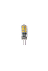 LED SMD G4 2W 4000K 12V AC/DC 190LM RA80 30000H 360° PLASTIC CLEAR