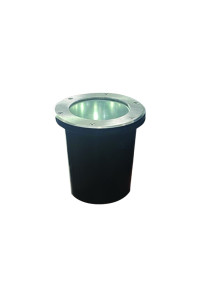 UNDERGROUND SPOT LUMINAIRE ST.STEEL316. Φ20 IP68 PLASTIC BOX TWO INPUT-OUTPUT CABLE