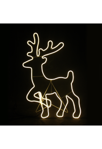 СТОЯЩ СЕВЕН ЕЛЕН 500 LED МОТИФ 5м НЕОН СВЕТЕЩ МАРКУЧ, ТОПЛО БЯЛО IP44 54x82cm 1.5m  КАБЕЛ