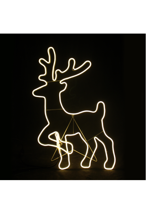 СТОЯЩ СЕВЕН ЕЛЕН 500 LED МОТИФ 5м НЕОН СВЕТЕЩ МАРКУЧ, ТОПЛО БЯЛО IP44 54x82cm 1.5m  КАБЕЛ